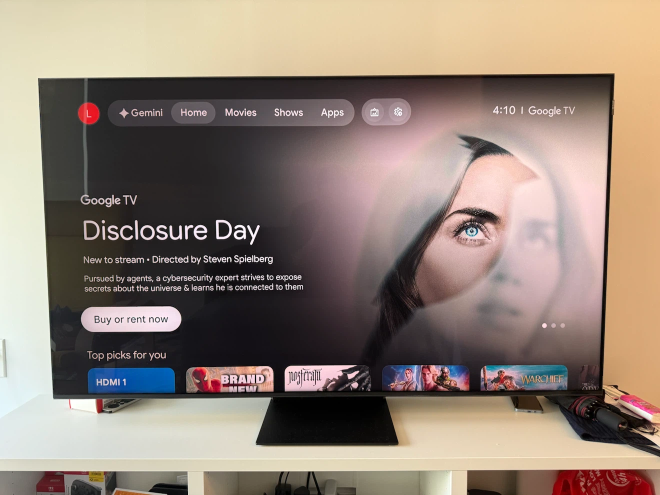 TCL 65” QM8 Mini-LED QLED 4K Smart TV (65QM851G-CA) – Like New