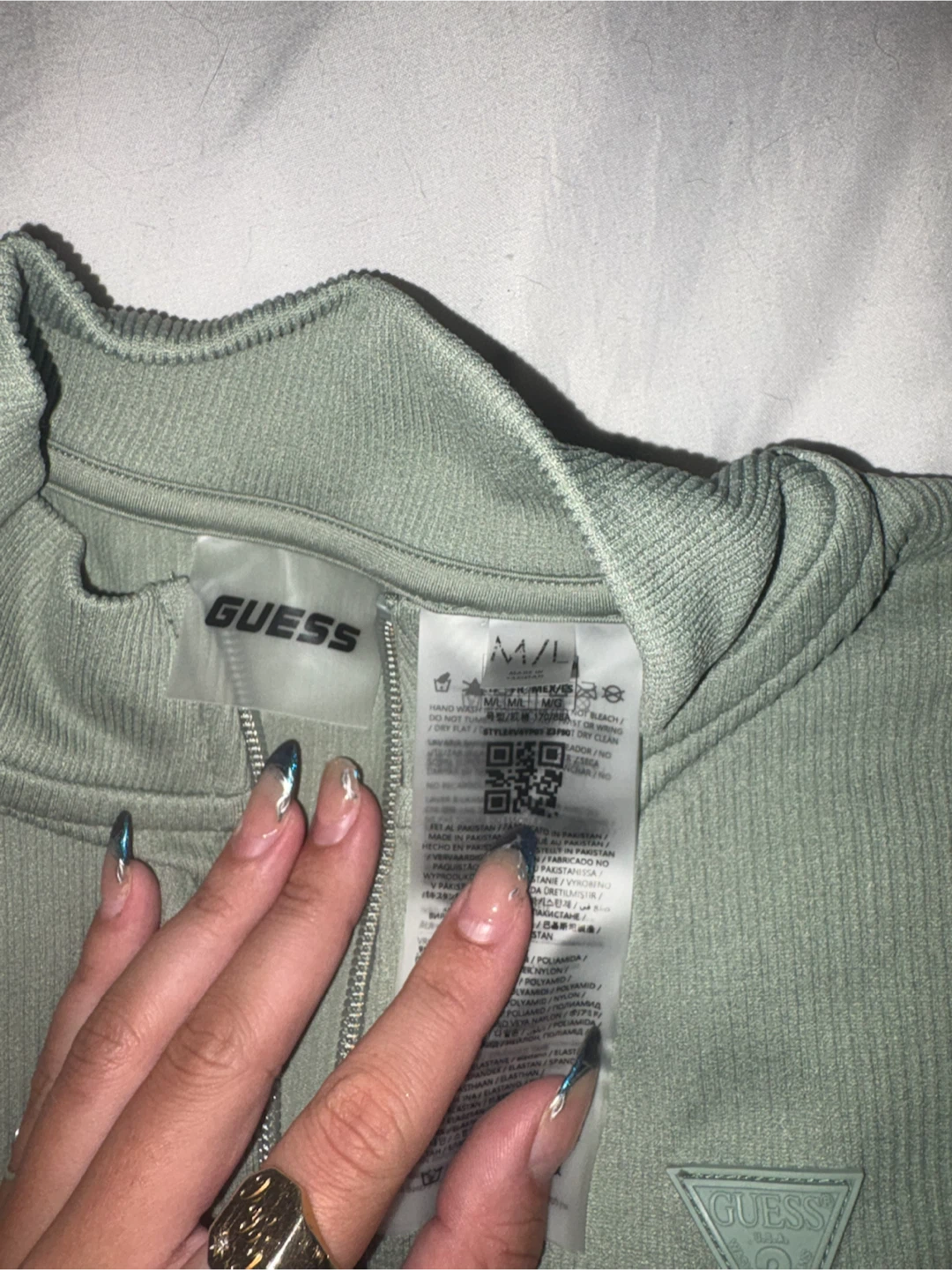 Guess Track Jacket Green M/L - photo 3