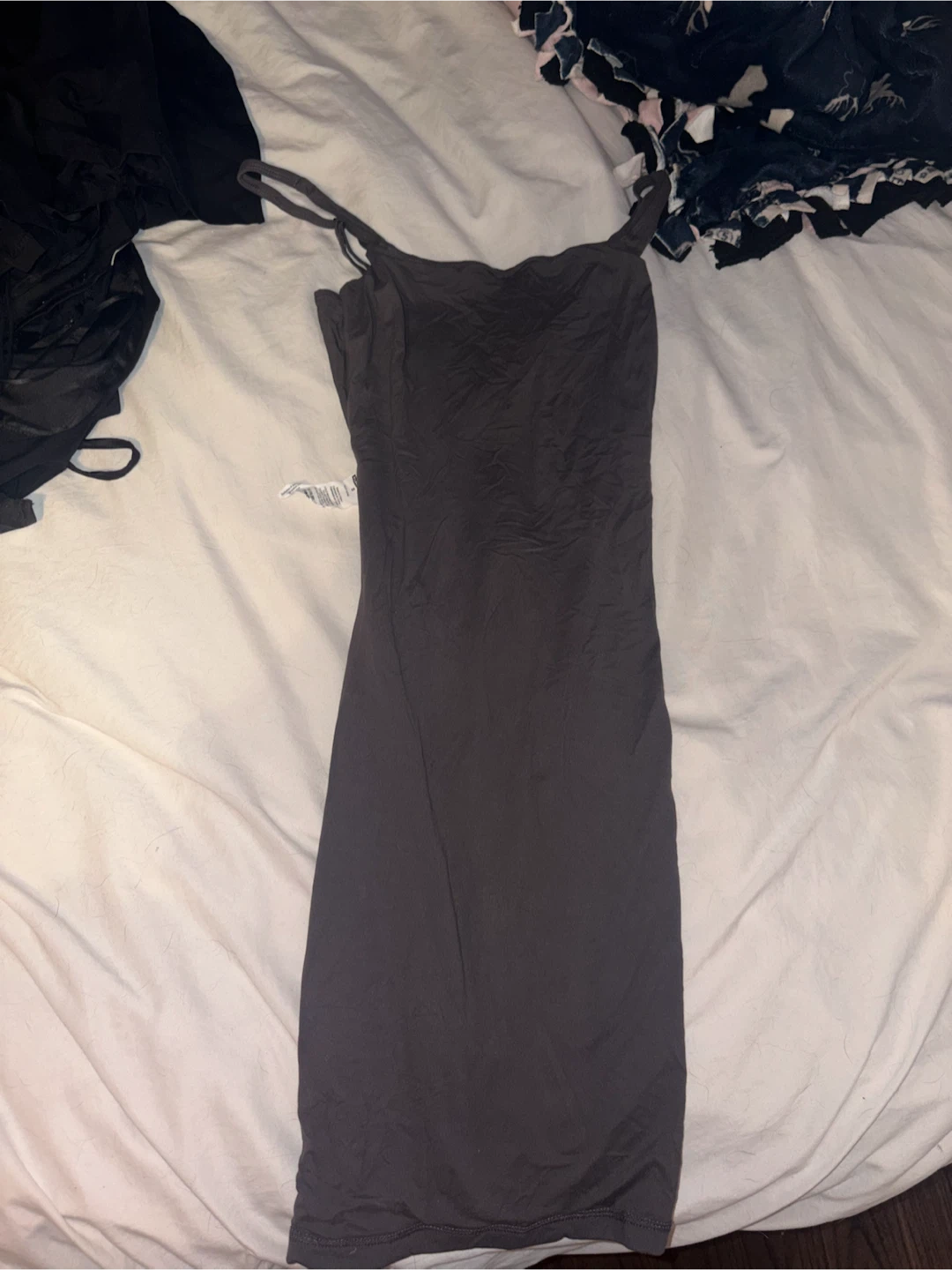Alphalete Grey Spaghetti Strap Dress Size S