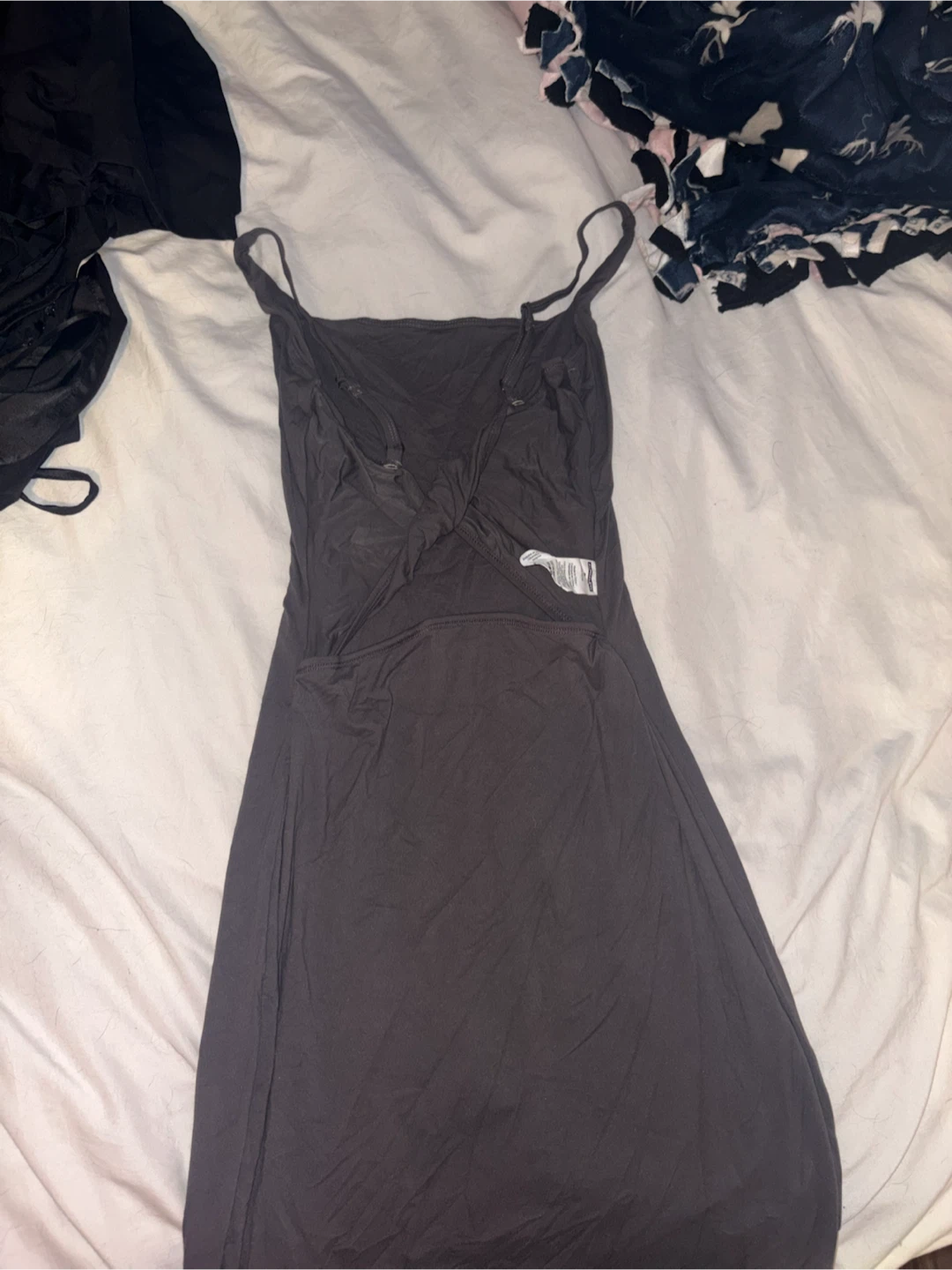 Alphalete Grey Spaghetti Strap Dress Size S - photo 2