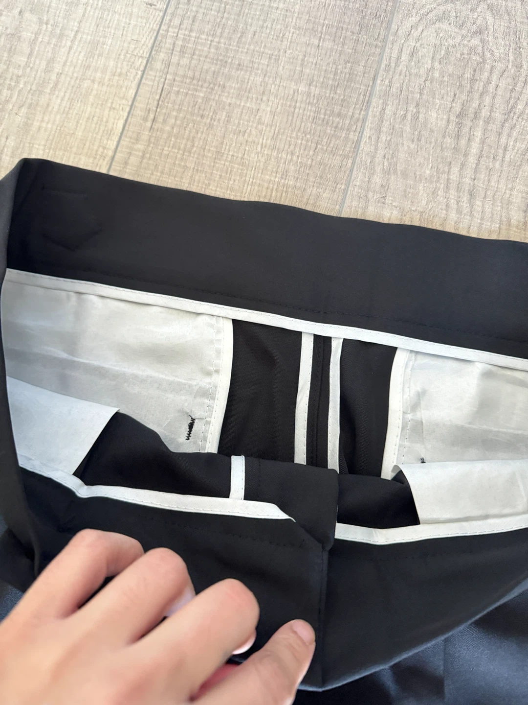 New Black Dress Pants with Adjustable Waist - photo 3