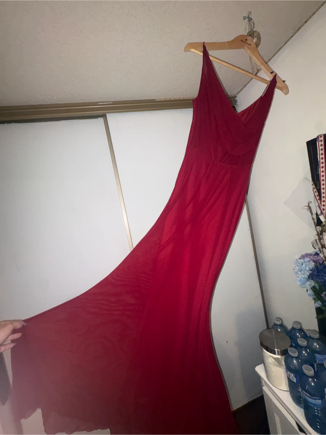 Women's Red Evening Gown