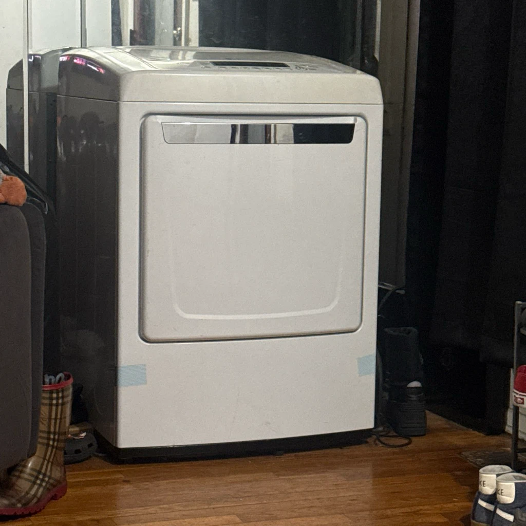 LG Dryer with HydroShield Dual Sensor