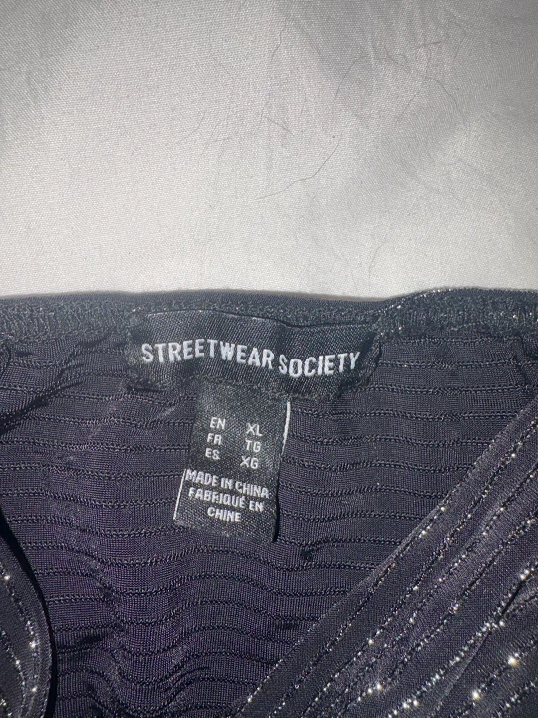 Streetwear Society Black Sparkle Bodysuit - photo 2