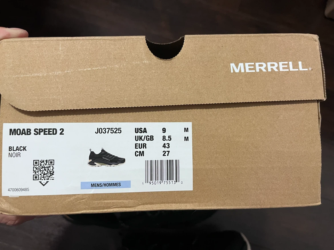 Merrell Moab speed 2 black Men US 9 / US 10 - photo 3