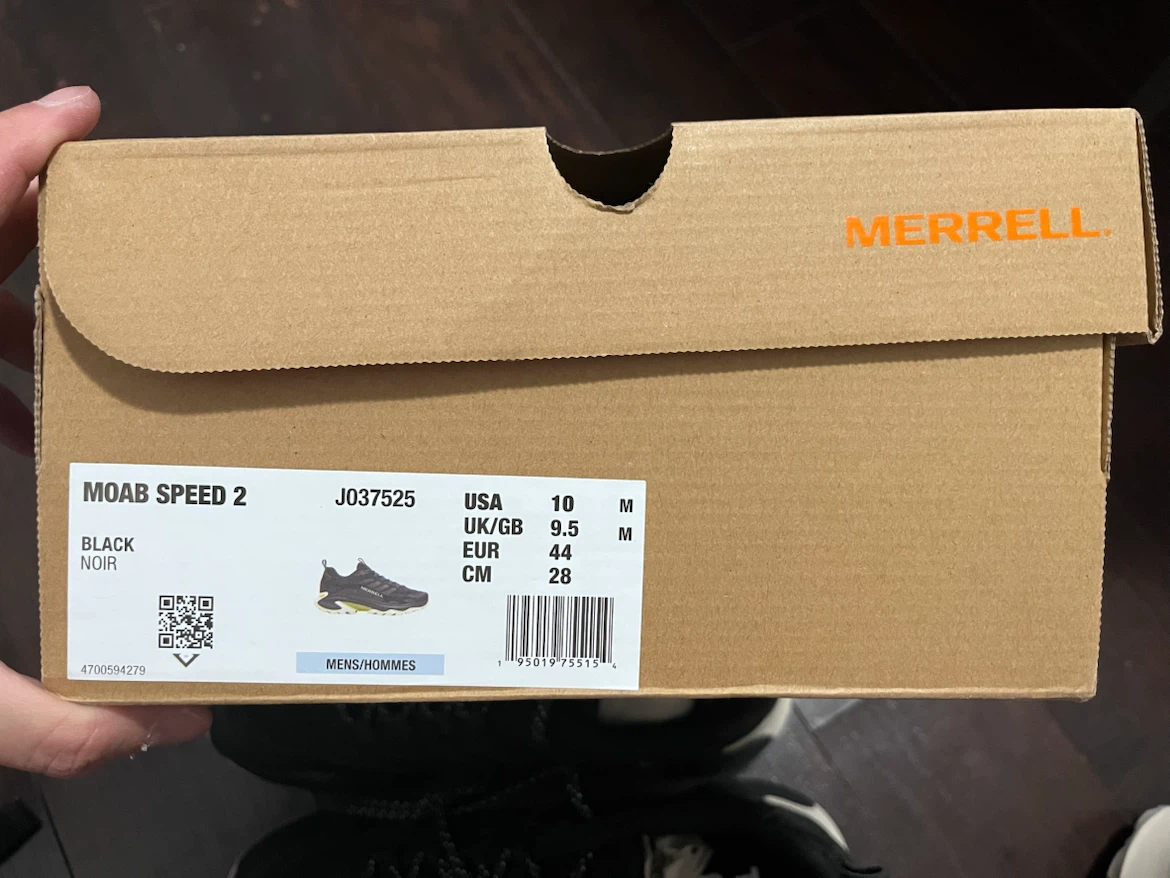 Merrell Moab speed 2 black Men US 9 / US 10 - photo 5