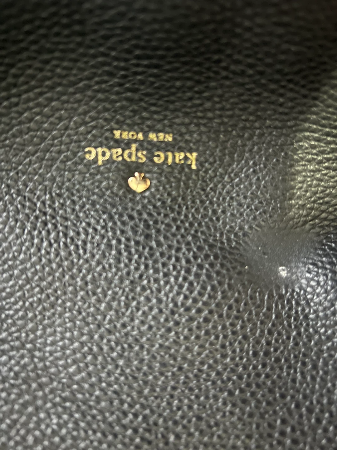 Kate Spade Black Leather Shoulder Bag with Tassel - photo 2