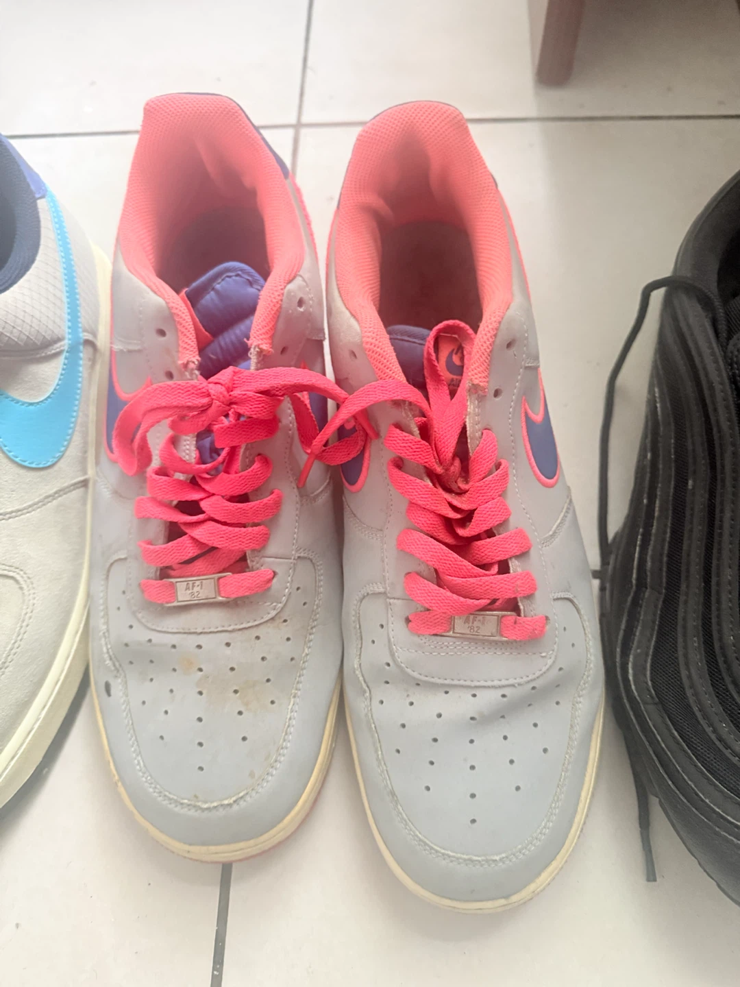 5 pairs Nike Air Force 1 '07 Shoes used - photo 5
