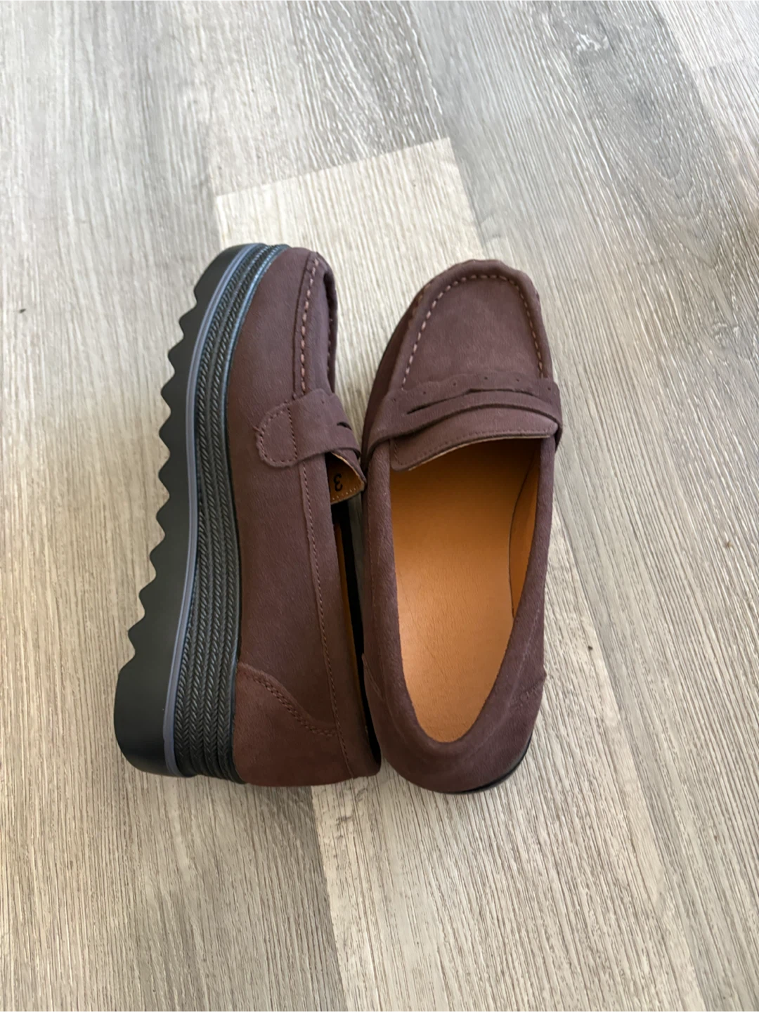 Women's Brown Suede Loafers - photo 2