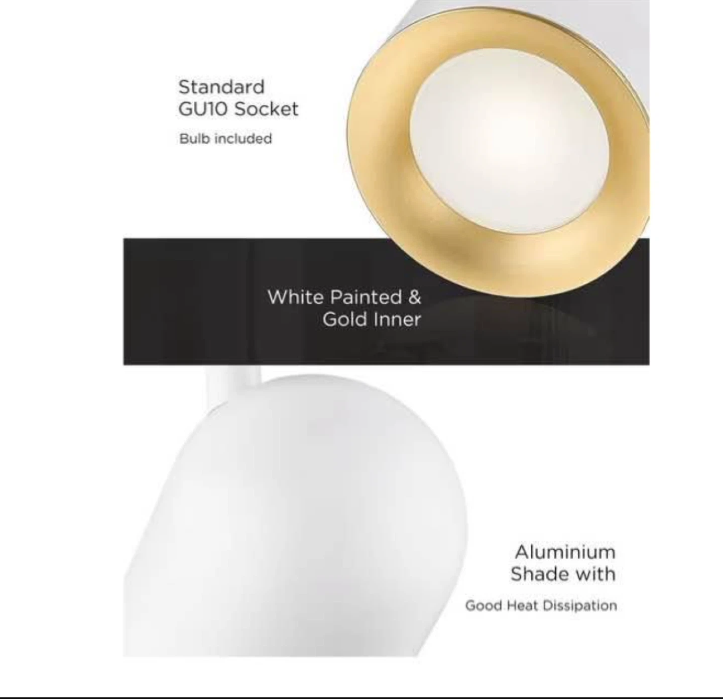 Track Ceiling Spot Lights - GU10 bulbs 44 inches - photo 3