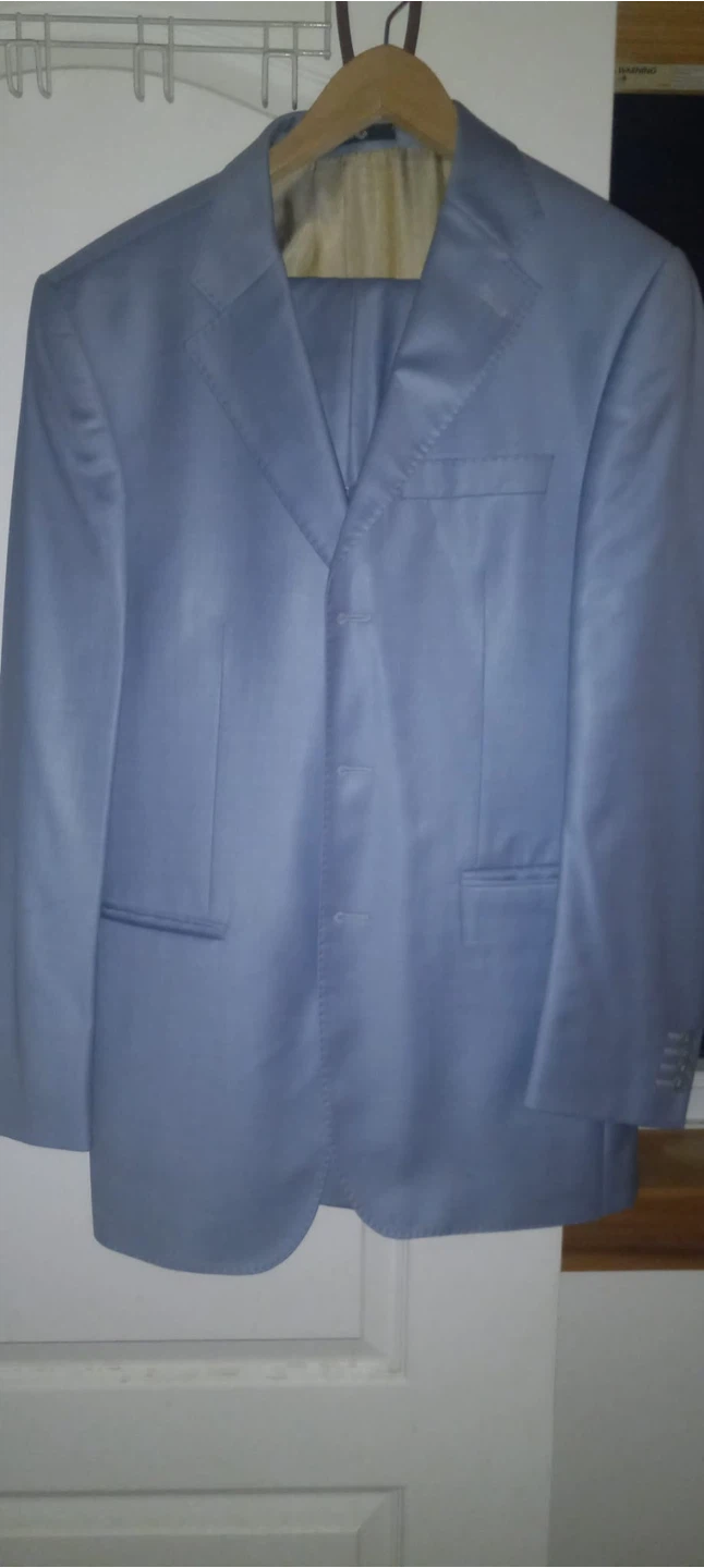 Men's Light Blue Suit Jacket