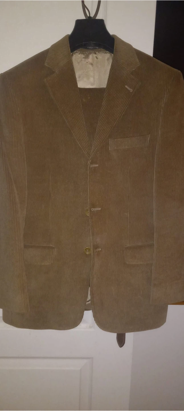 Men's Corduroy Suit Jacket & Pants