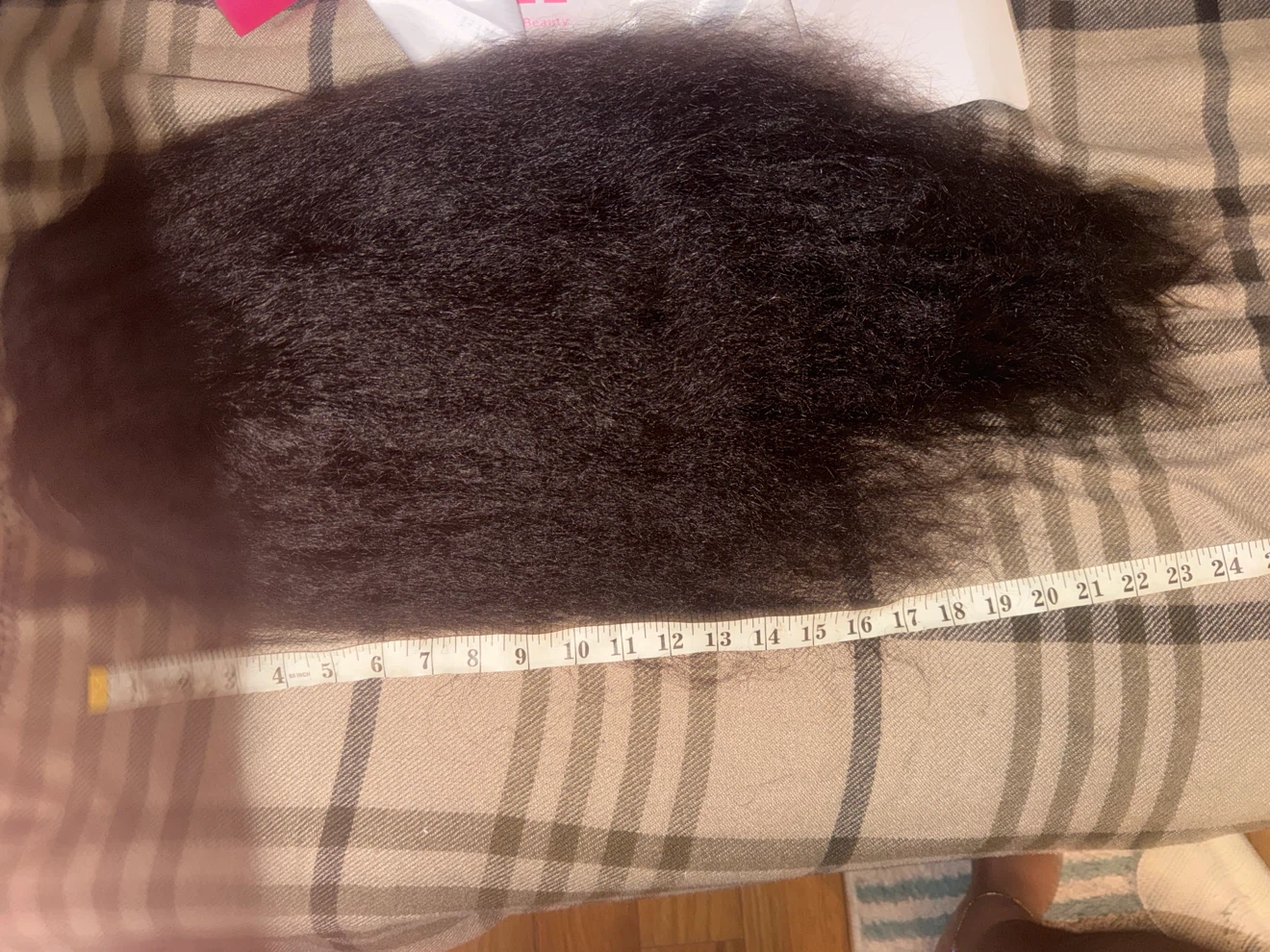 Isee hair Kinky Straight Half Wig 20 inches - photo 2