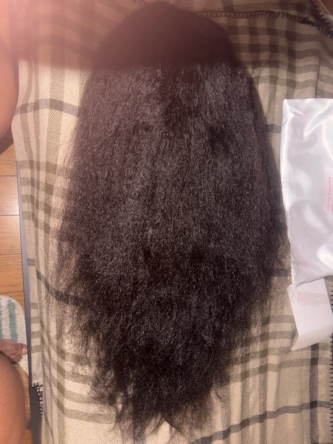 Isee hair Kinky Straight Half Wig 20 inches - photo 3