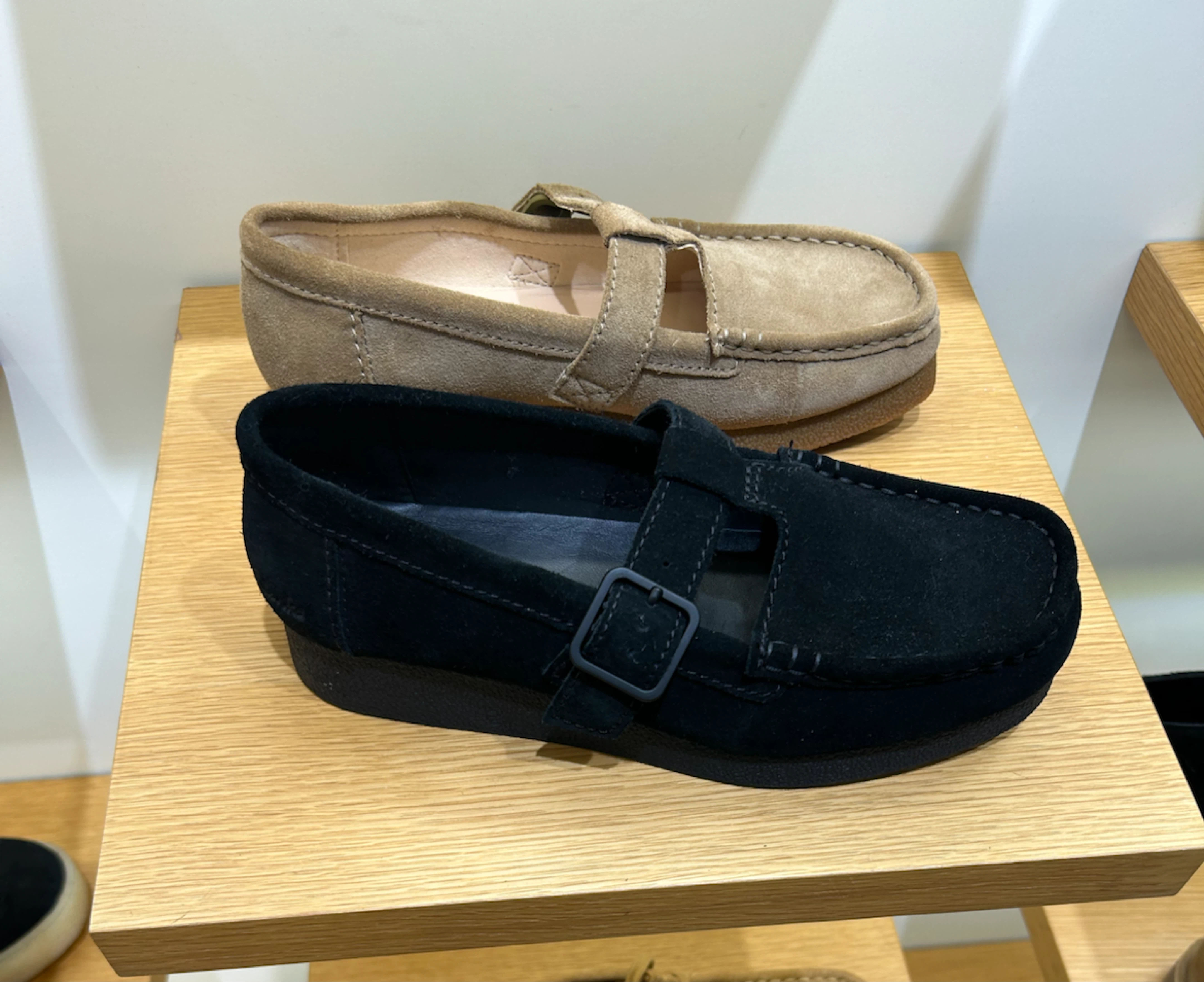 Brown Suede Mary Jane Style Shoes