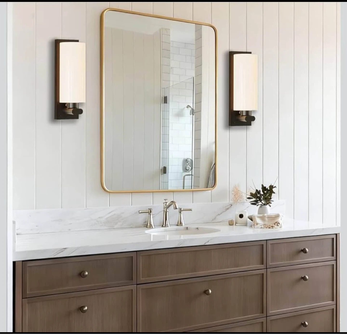 Modern Wall Sconces Set of 2, Bathroom Wall Lamp - photo 5