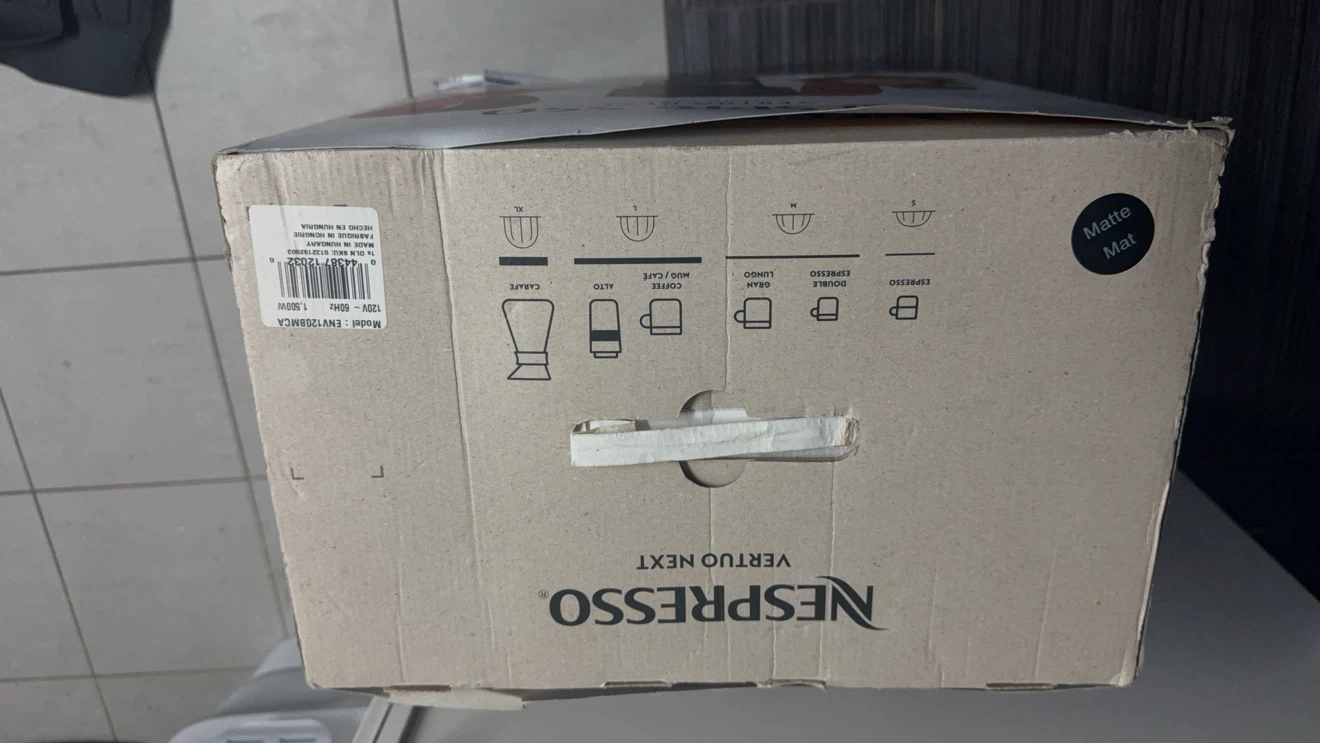 Nespresso Vertuo Next Noir Mat Coffee Machine - photo 2