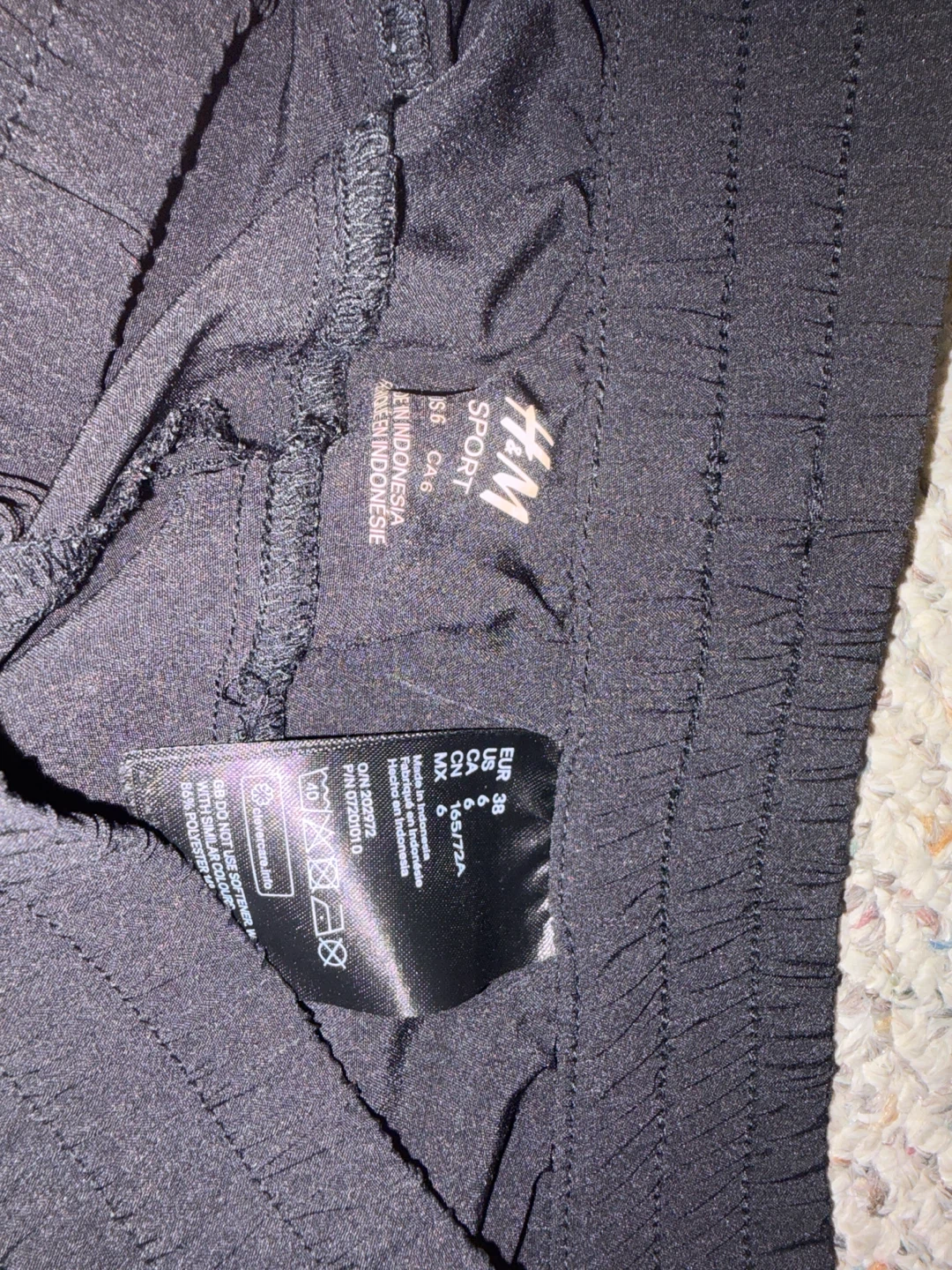 H&M Sport Black Athletic Pants - photo 2