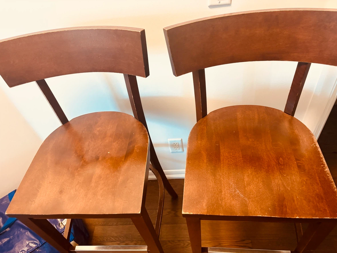 High Wooden Chairs - photo 2