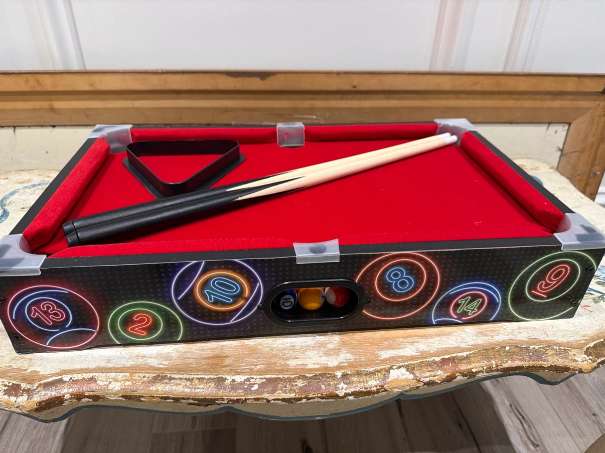 Mini Tabletop Pool Table Set - photo 2