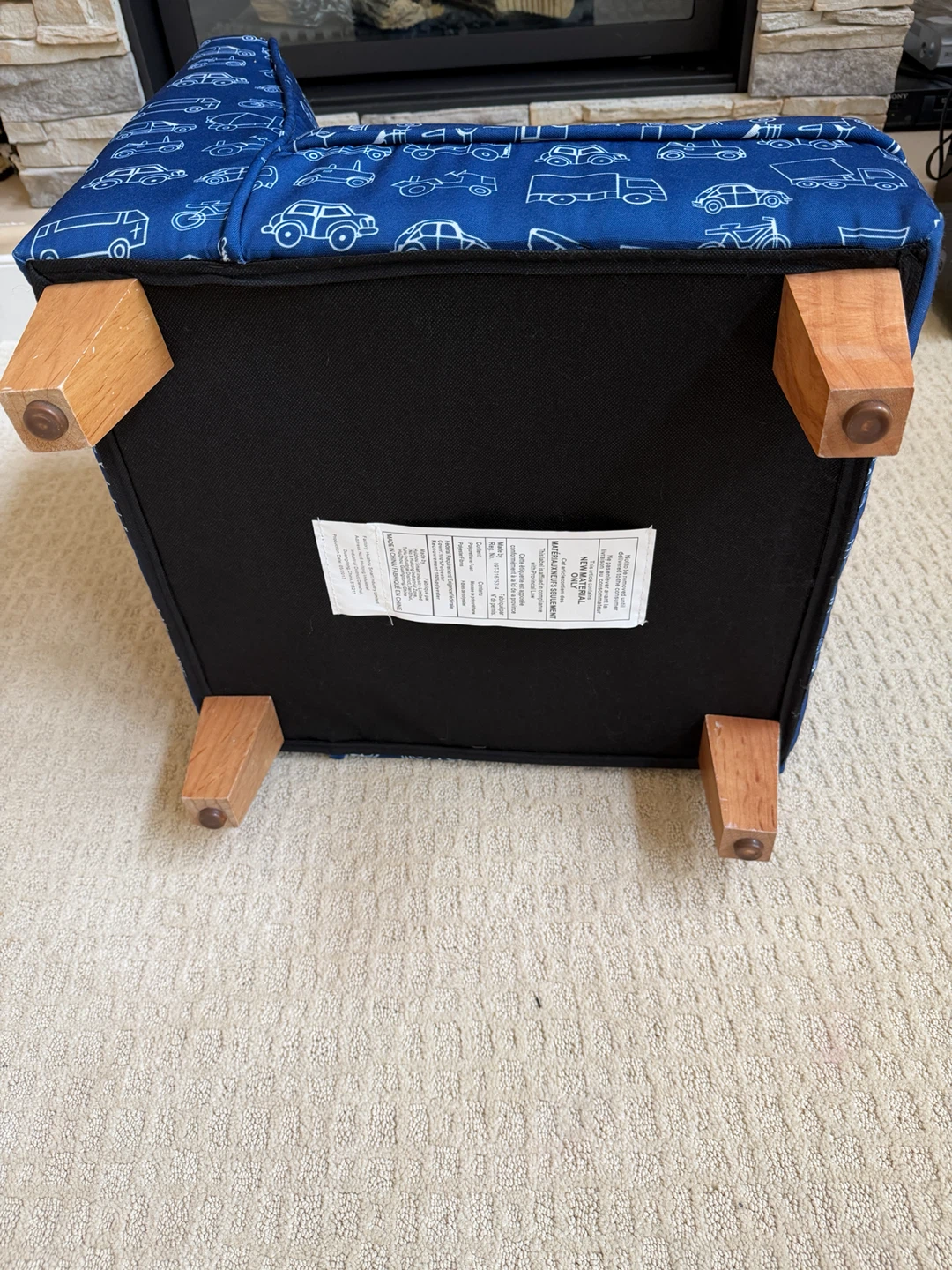 Kids' Accent Chair with Vehicle Print - photo 5