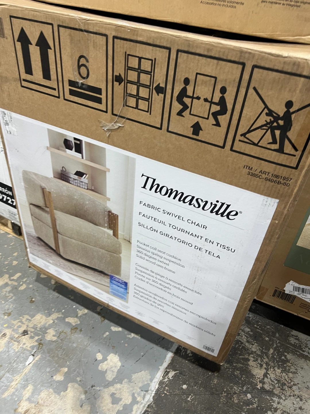 Thomasville – Fabric Swivel Chair - photo 4