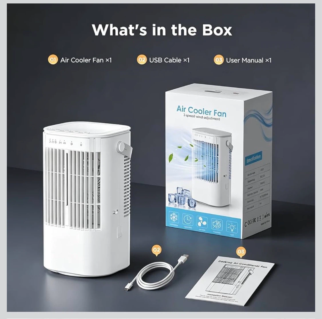Portable Air Cooler Fan - photo 3