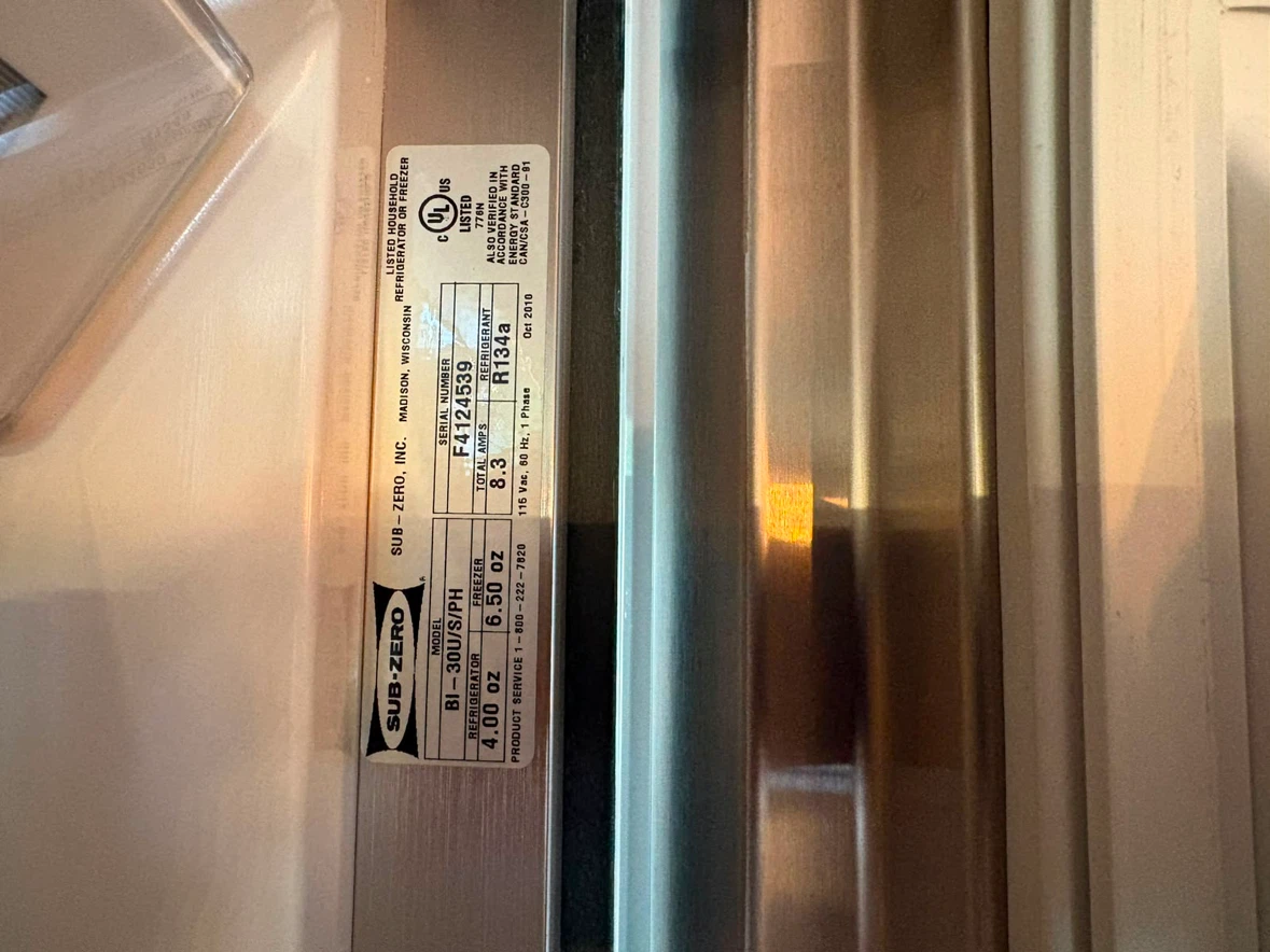 Sub-Zero Stainless Steel Refrigerator - photo 5
