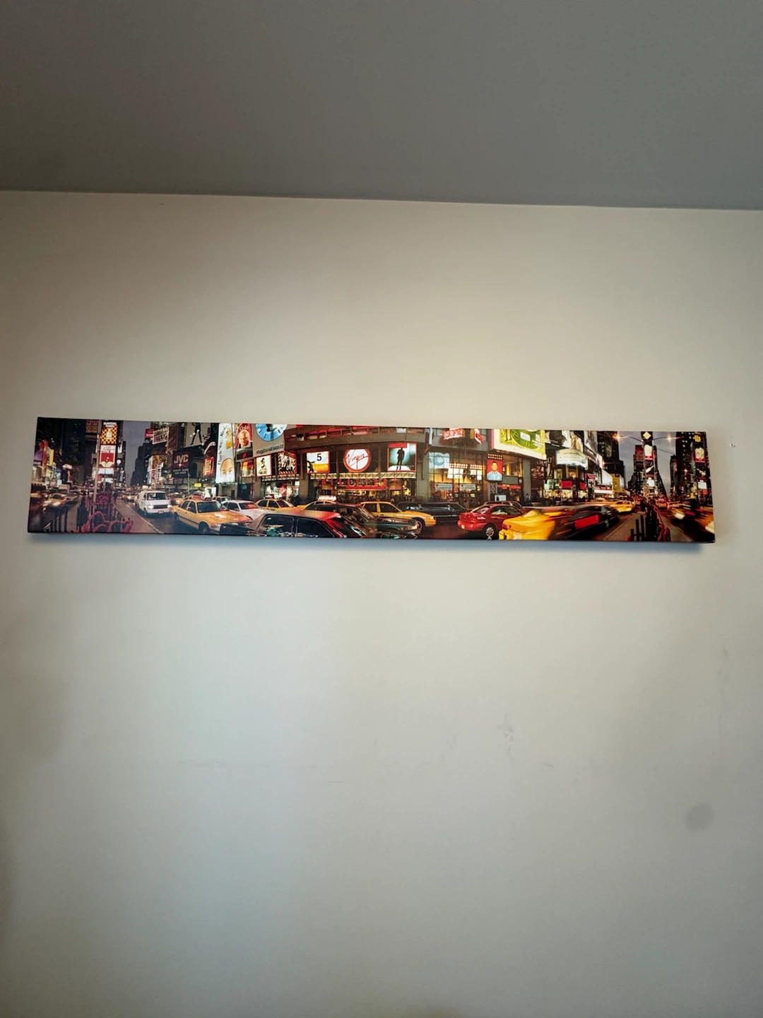 Panoramic New York City Streetscape Wall Art