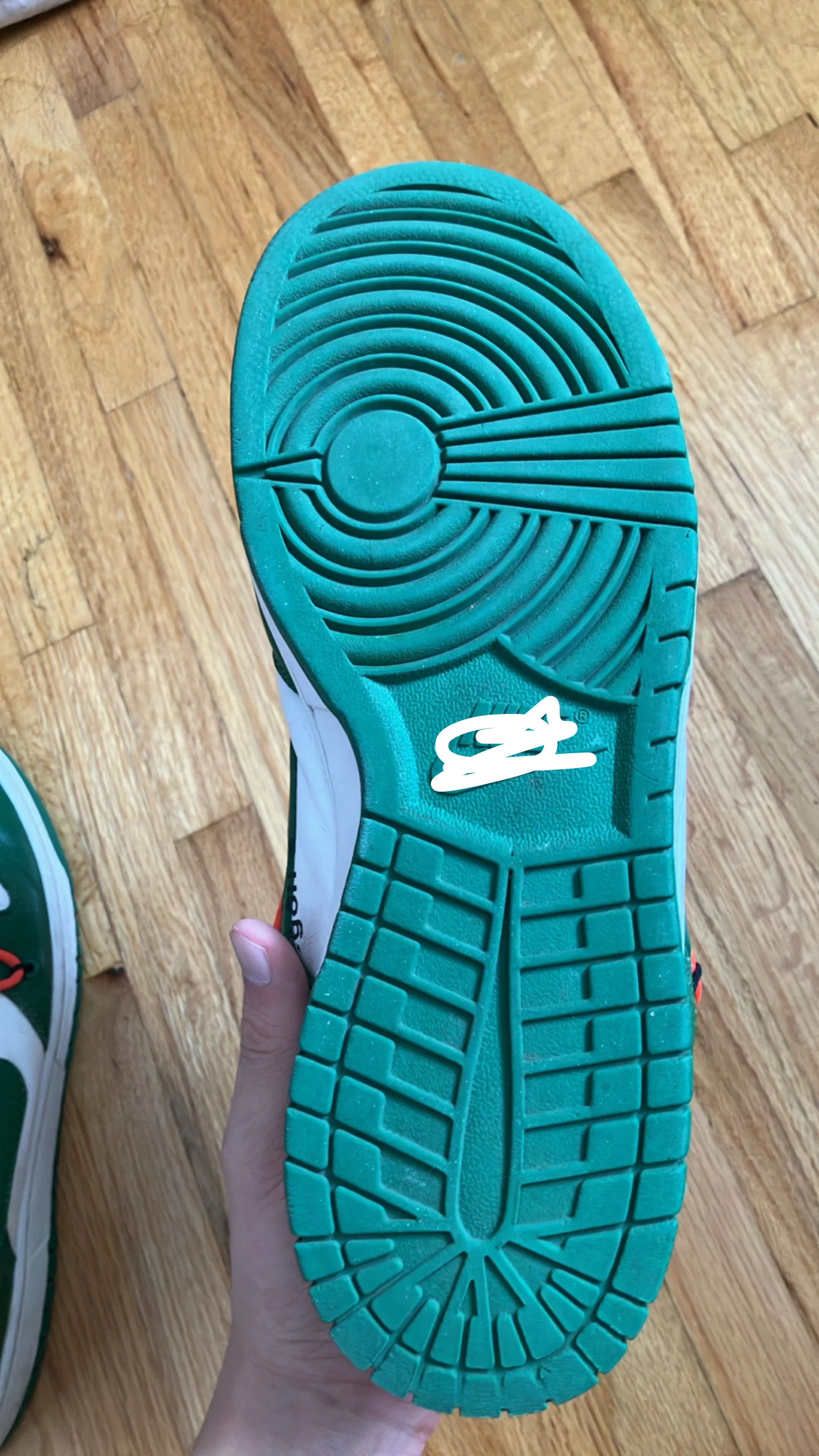 O-W green dunks - photo 5