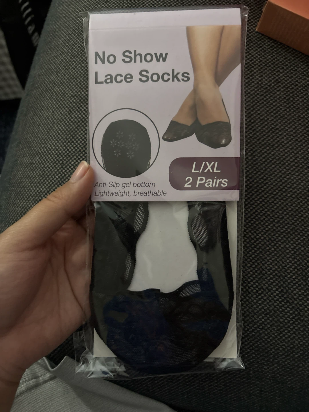 No Show Lace Socks