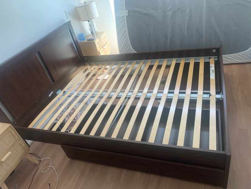 Bed Frame with Drawers