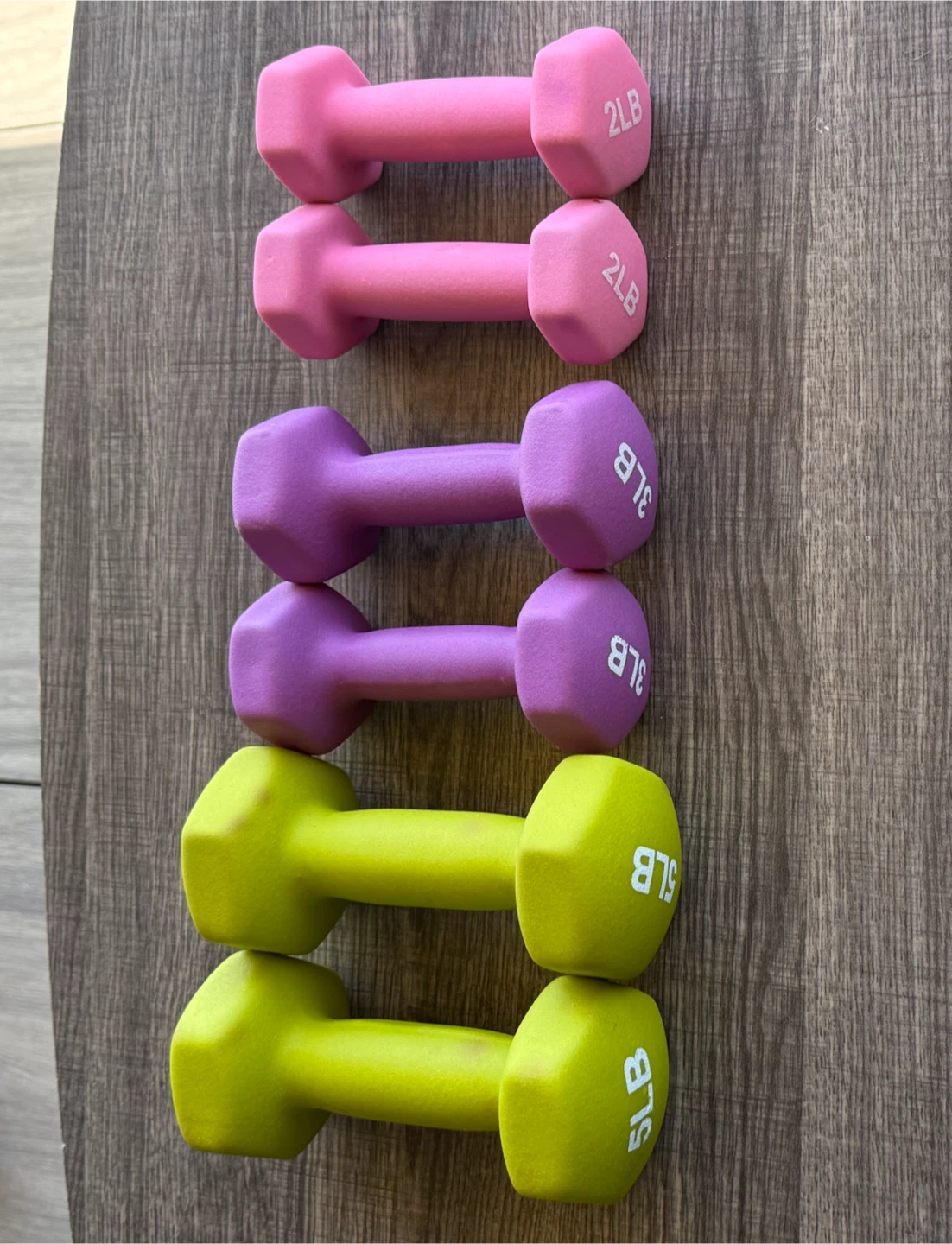 Neoprene Dumbbells - 2lb, 3lb, 5lb Pairs - photo 4