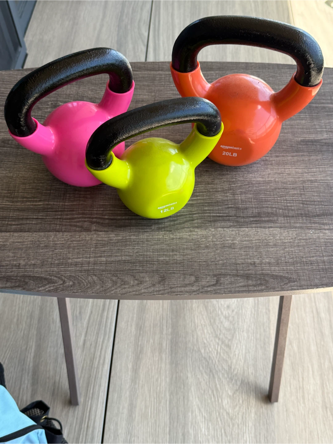 AmazonBasics Kettlebells - 12LB, 15LB, 20LB