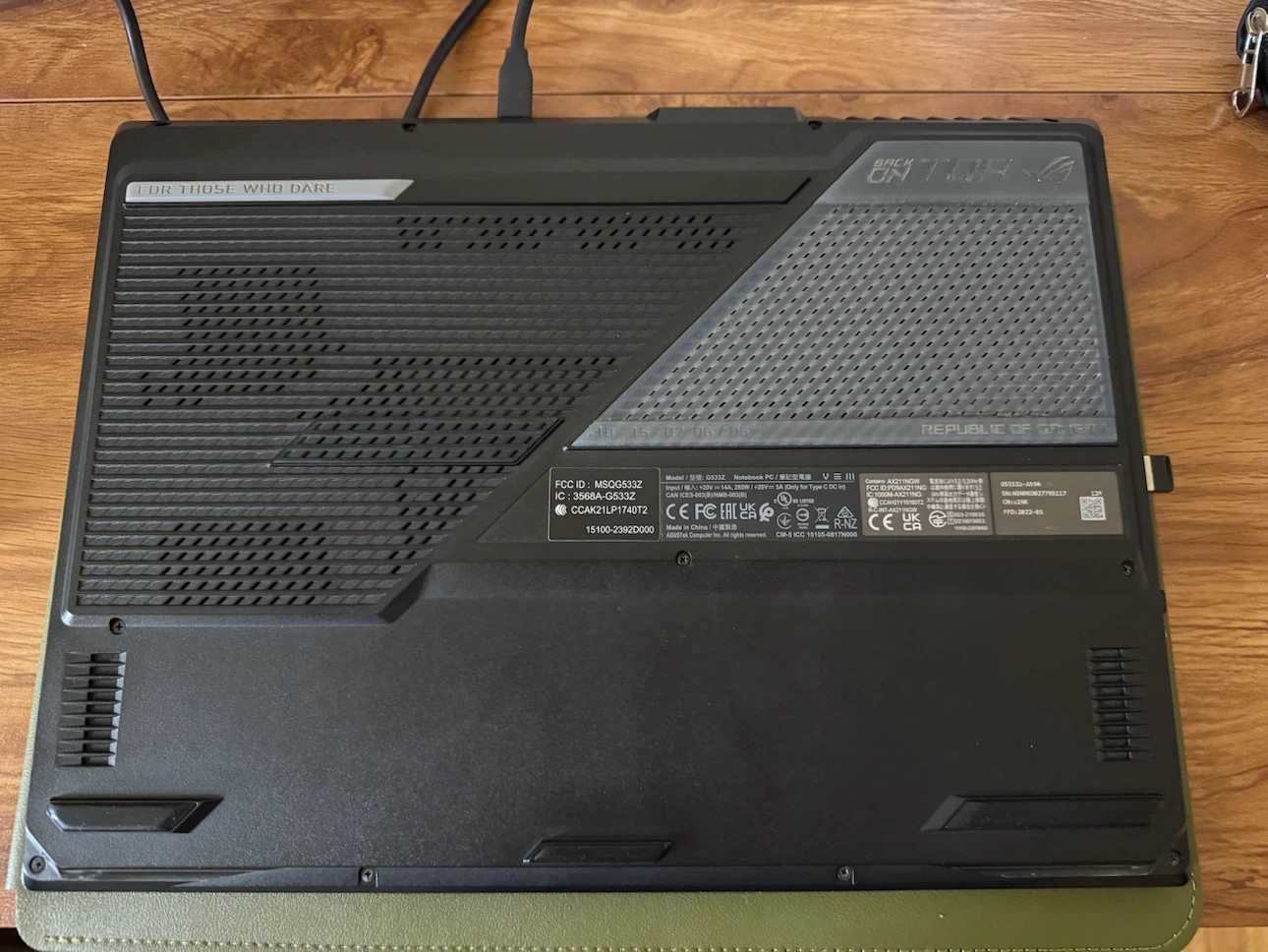 ASUS ROG Strix 15 Gaming Laptop - i9 12th Gen, RTX 3070 Ti - photo 3
