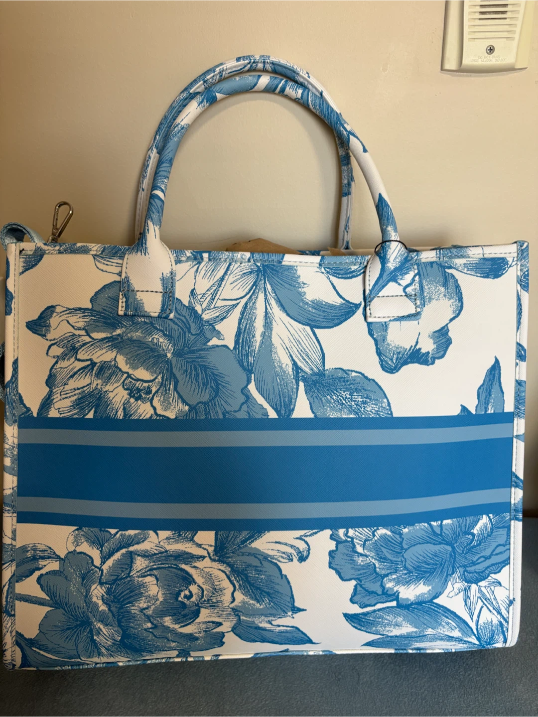 Tote Bag with Floral Print