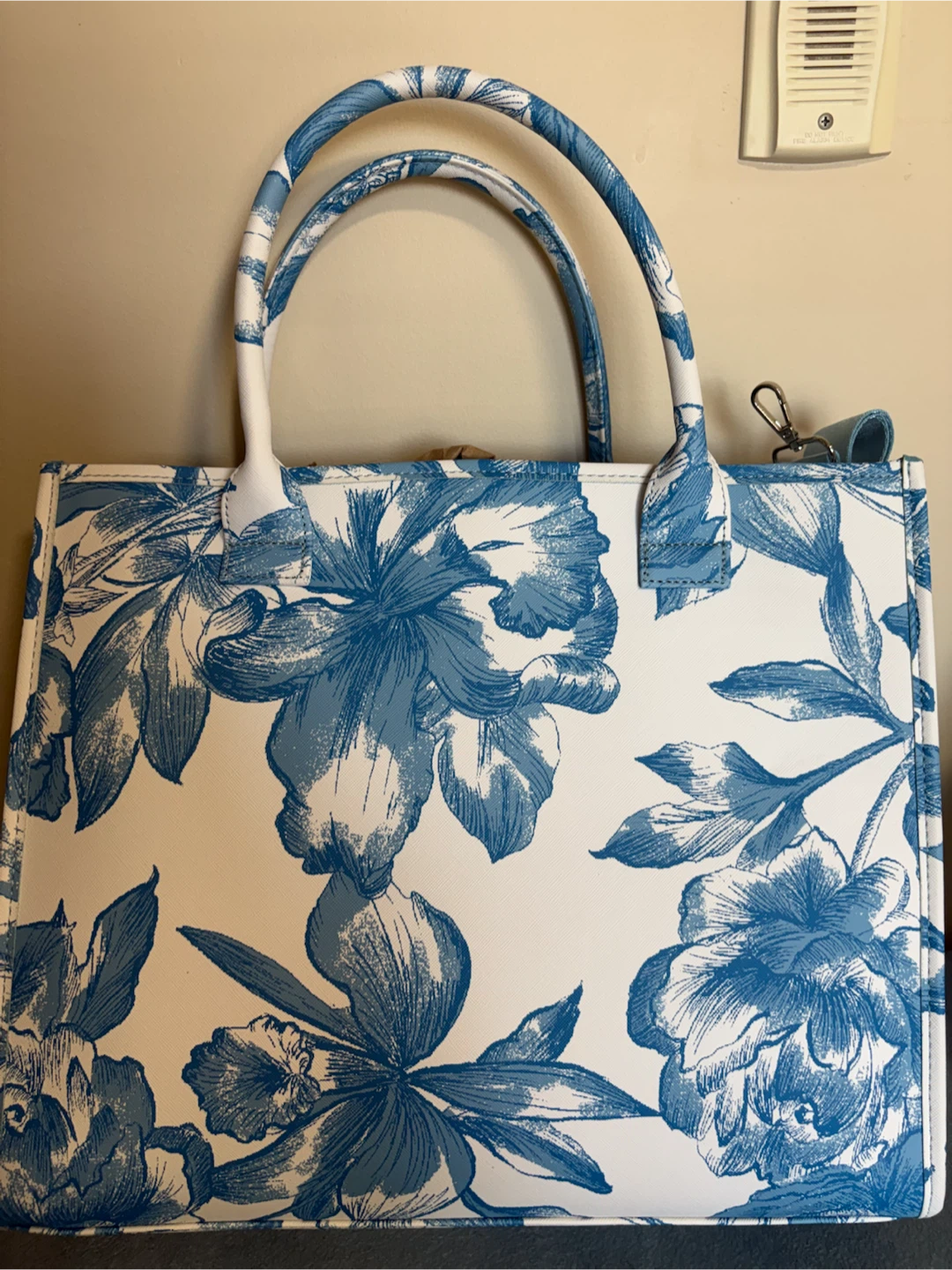 Tote Bag with Floral Print - photo 2