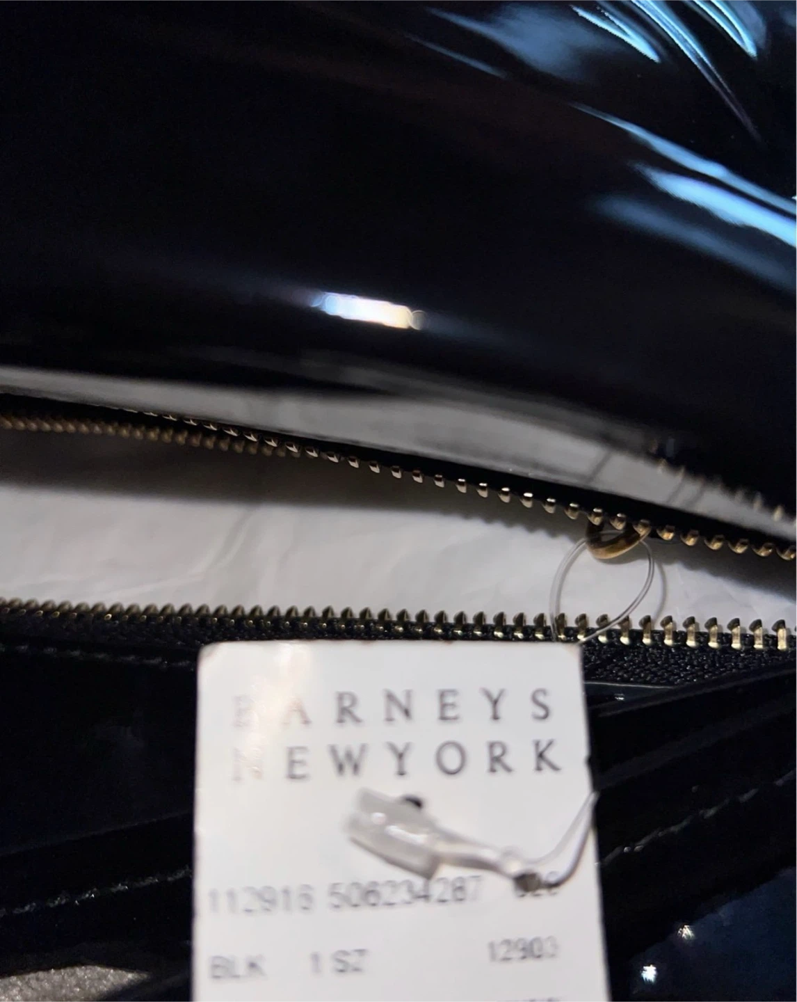 Maison Margiela Black Patent Puffer Glam Slam Bag - photo 3