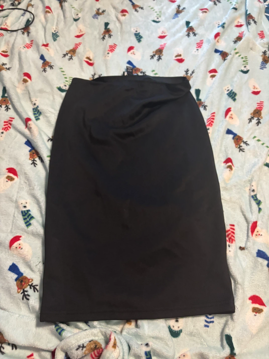 Seduction Black Midi Skirt L/G