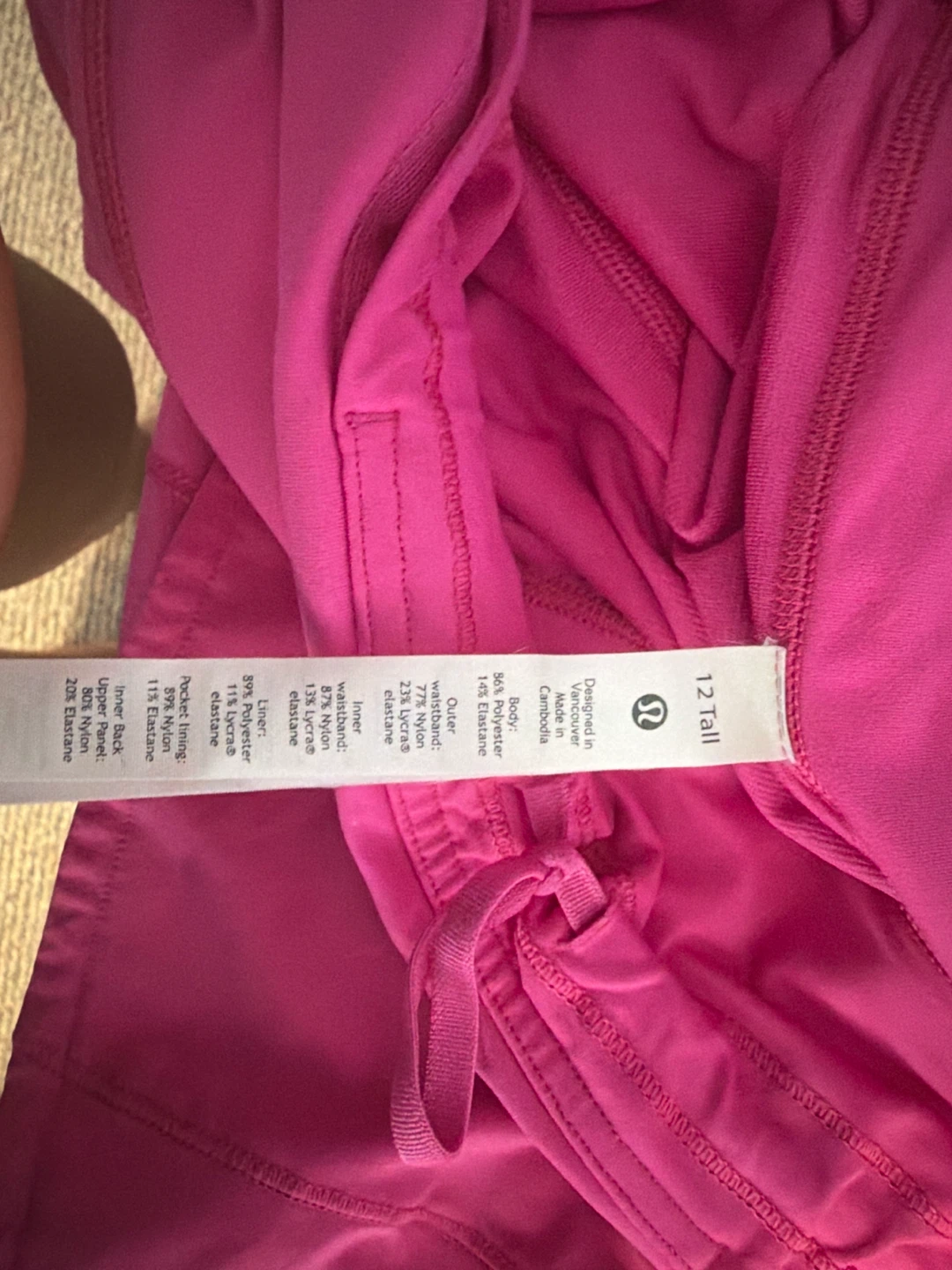 Lululemon Hotty Hot Shorts Size 12 Tall Pink - photo 3