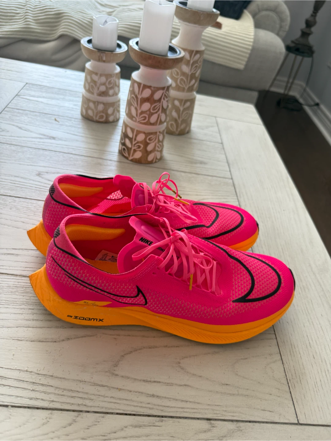 Nike ZoomX Pink Running Shoes - photo 3