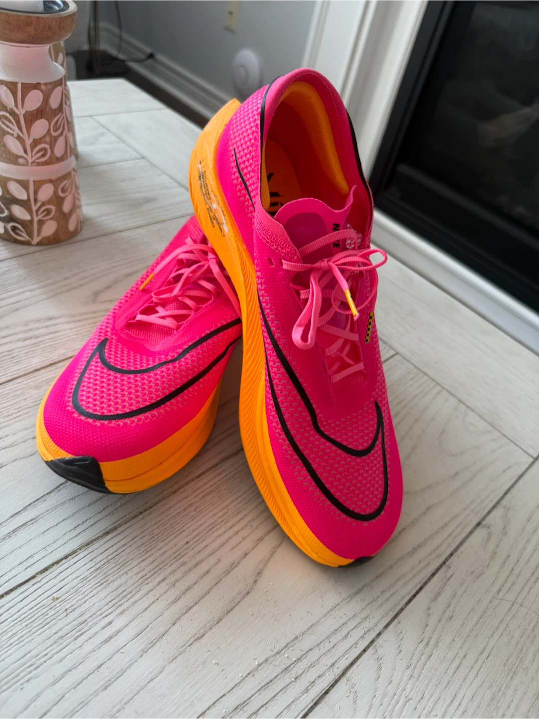 Nike ZoomX Pink Running Shoes - photo 4