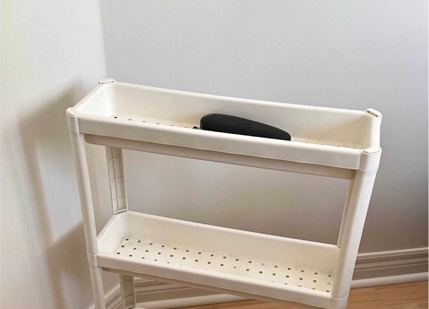 White 3-Tier Rolling Storage Cart - photo 2