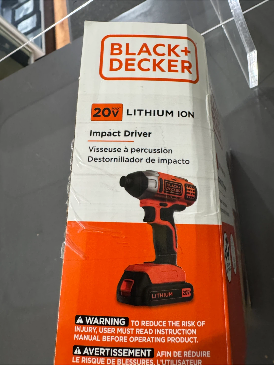 Black+Decker 20V MAX Lithium Ion Impact Driver - photo 2