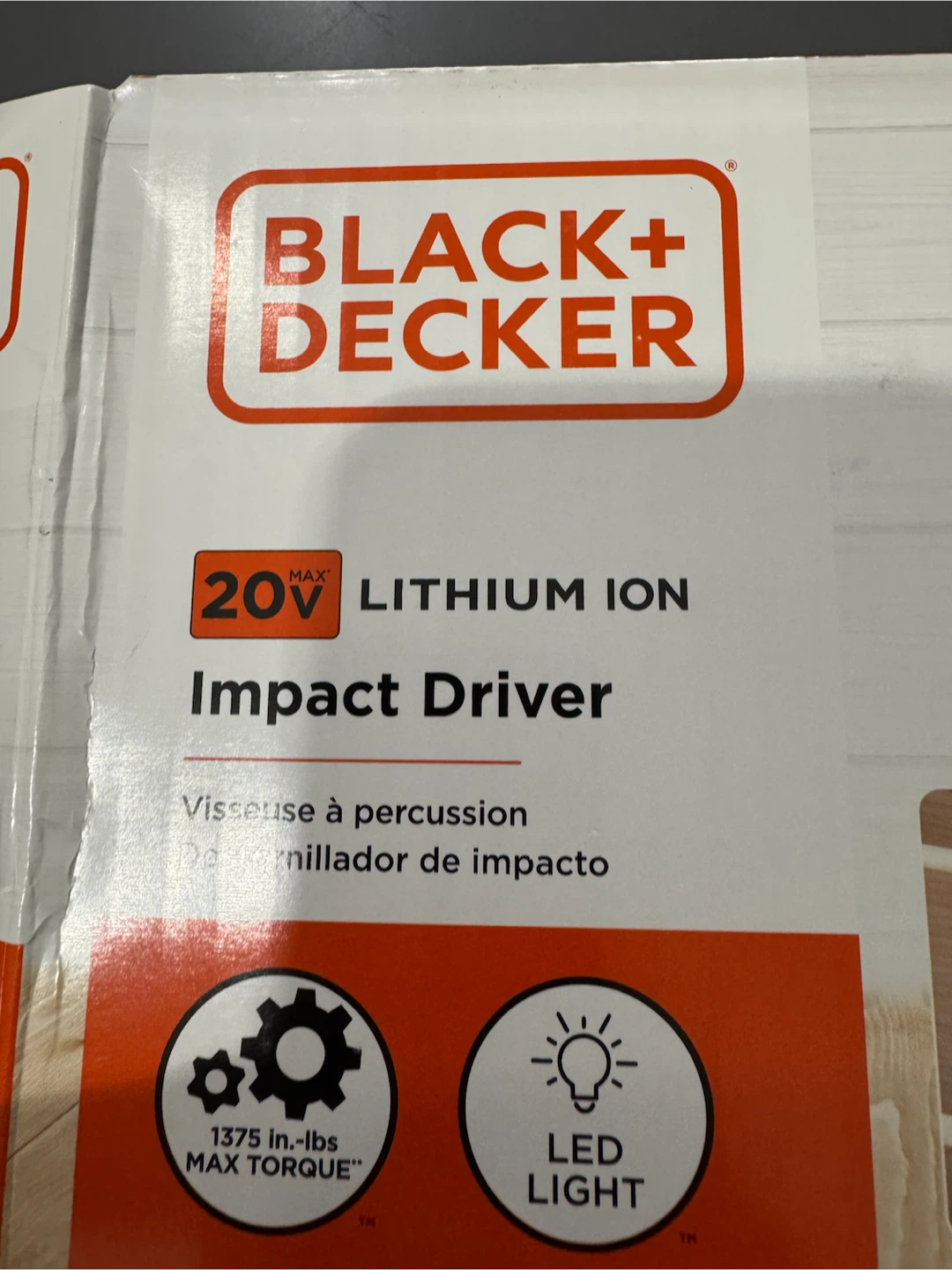 Black+Decker 20V MAX Lithium Ion Impact Driver - photo 4