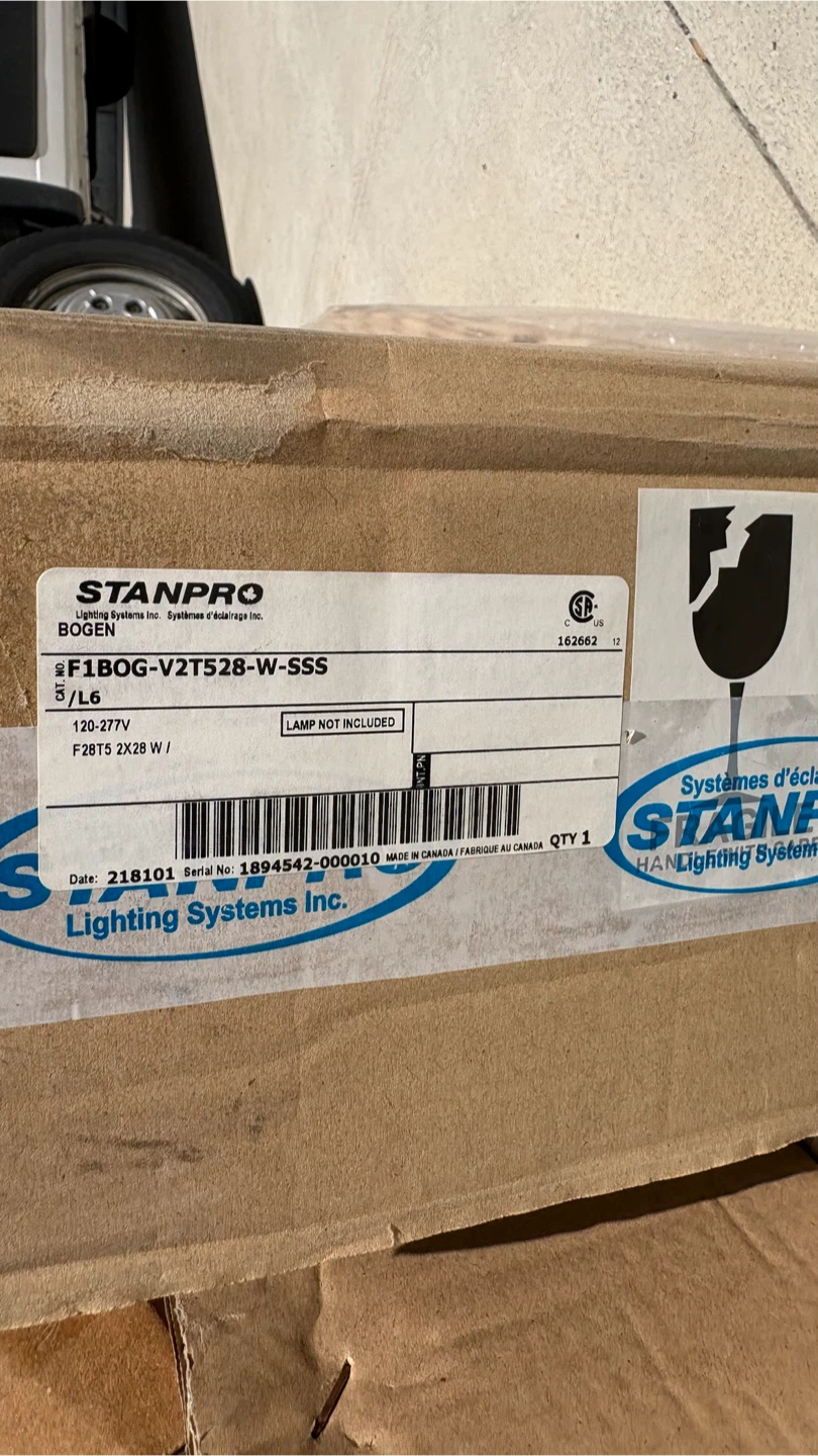 Light Fixture 120-277V (2x28W T5) Quantity-7