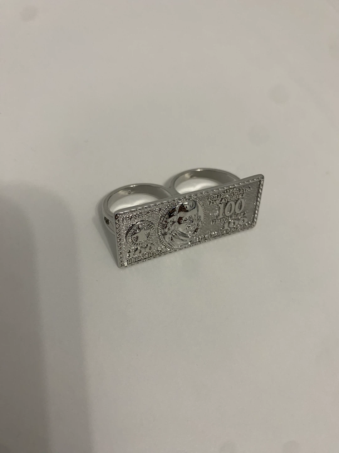 US 100 Dollar Bill Ring