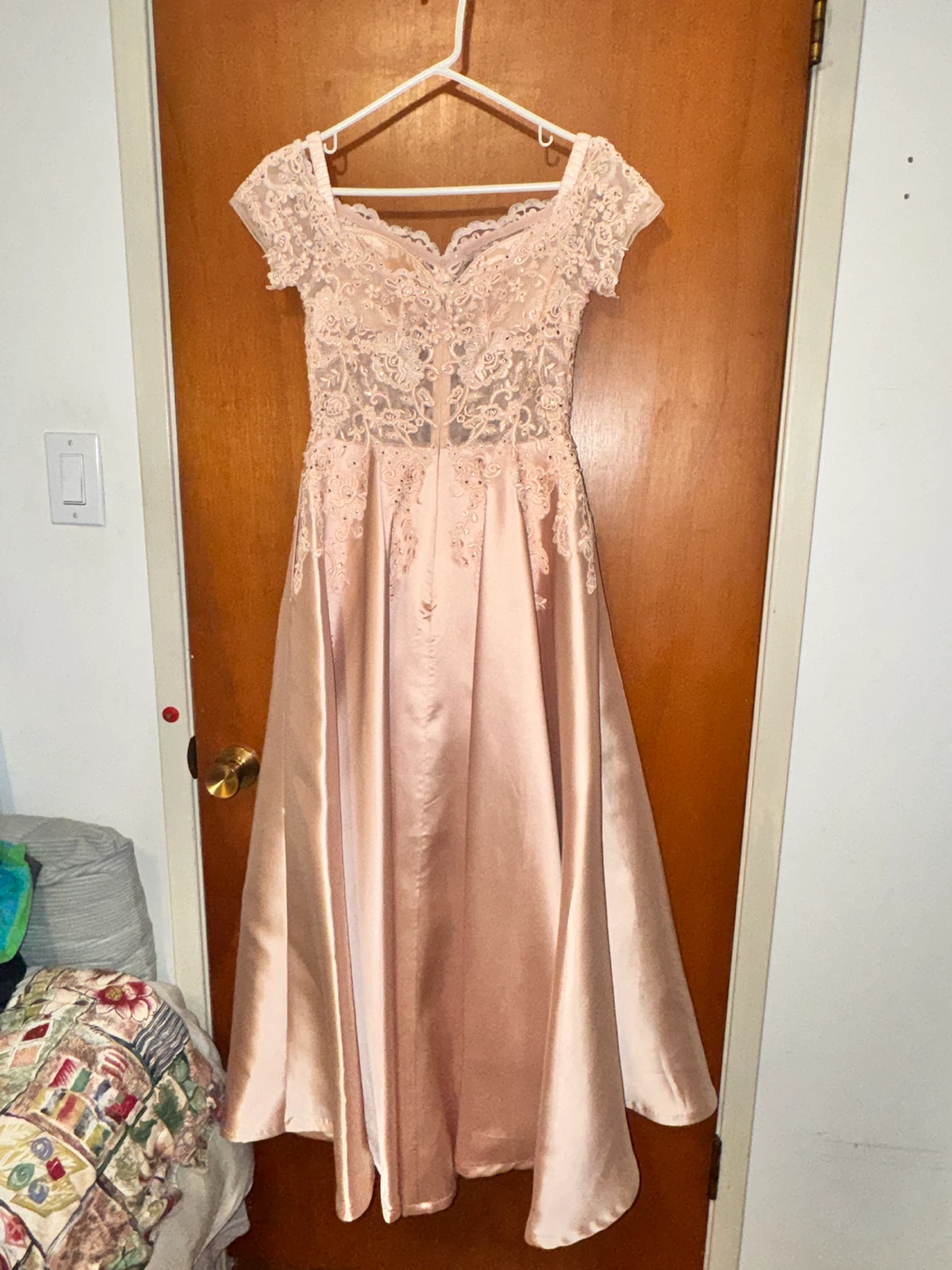 BLUSH PINK FORMAL GOWN -XS/S