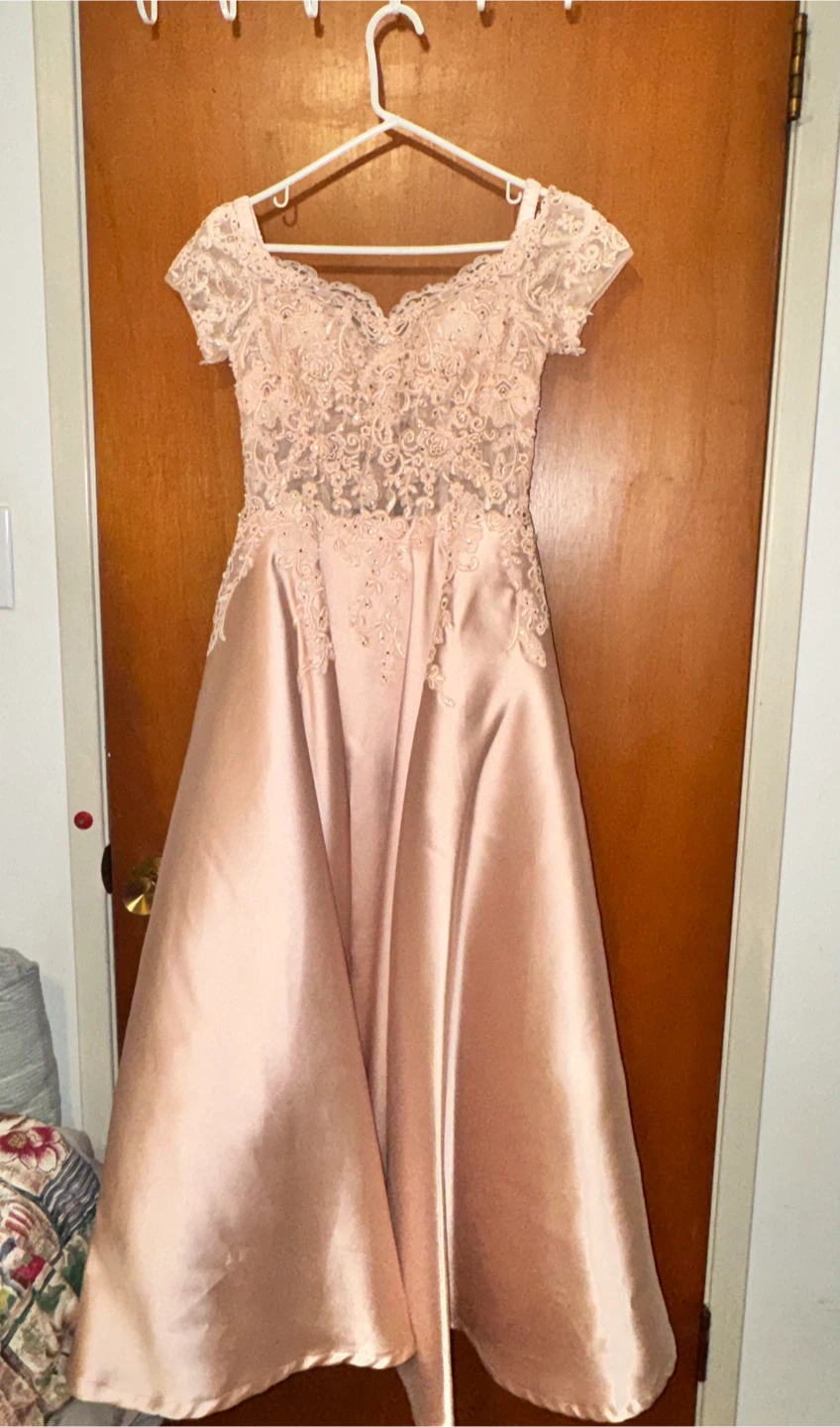 BLUSH PINK FORMAL GOWN -XS/S - photo 2