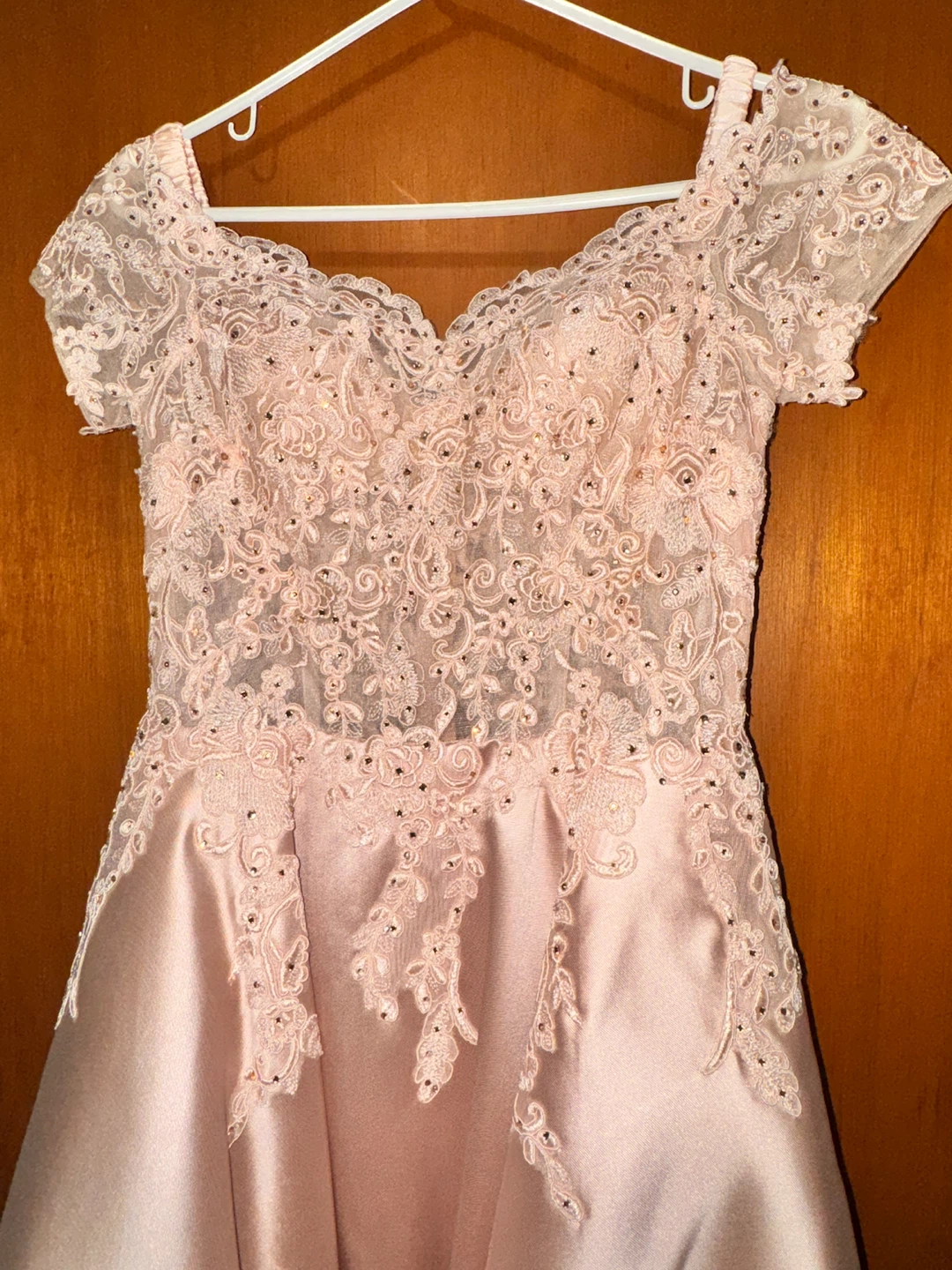 BLUSH PINK FORMAL GOWN -XS/S - photo 3